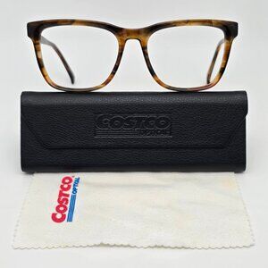 *SOLD* Kirkland Signature KS Knox Crystal Brown Eyeglasses Frame w/ Flexhinge